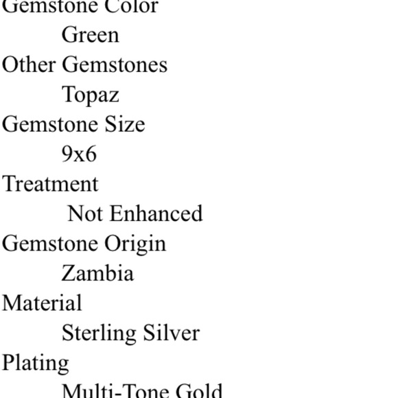 Amazing Genuine Emerald Ring with Topaz - Picture 7 of 7